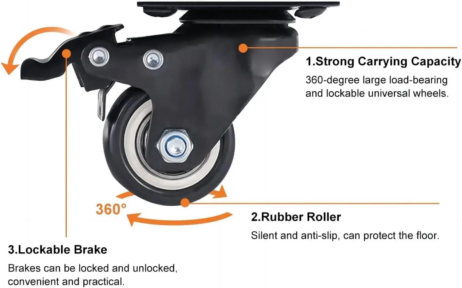 Coffee Table with Hidden Storage, Multifunctional 3-in-1 Modern Coffee Table with 4 Stools and Lockable Wheels (Black)
