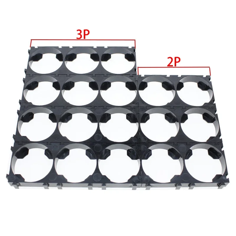 4 pcs 26650 lithium battery holder 26650Lifepo4 battery splicing holder combination bracket 2P 3P aperture 26.4mm