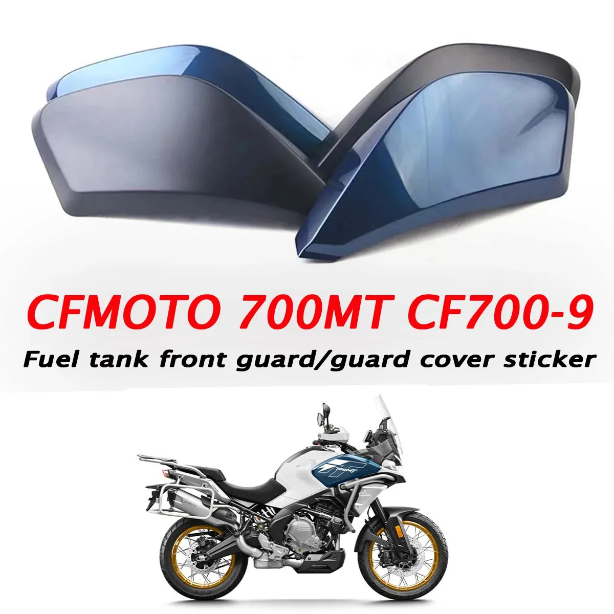 Motorcycle fuel tank left right front guard plate CF700-9 guard plate sticker decorative sticker Fit For CFMOTO 700MT MT700