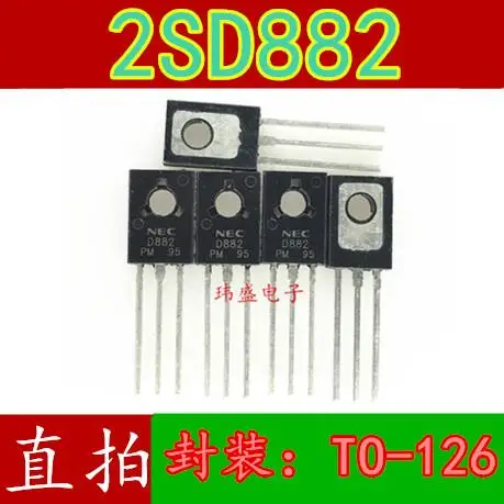 

10pieces D8822SD882 TO-126 2A 3A NEC LED
