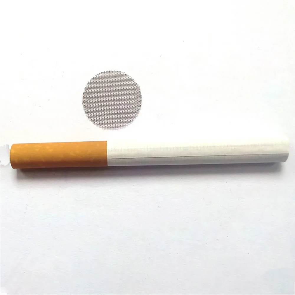 Smoking Pipe Filters 100pcs Combustion Net Water Pipe Filter Mesh Multifunctional Metal Stainless Steel Screen Gauze Accessories