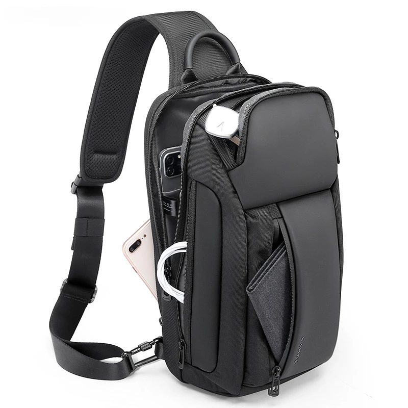 New Men's Casual Chest Bag Niche Fashion Trend Crossbody Bag Large Capacity One Shoulder Shoulder Bag