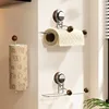 Suction Cup Kitchen Paper Towel Holder Stainless Steel Toilet Paper Holder Tissue Hanger Roll Holder for Bathroom Accessories 2