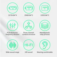KZ AS16 Pro In Ear Earphones 16BA Balanced Armature HIFI Bass Monitor Headphones Noise Cancelling Earbuds Sport Headset - Image 5