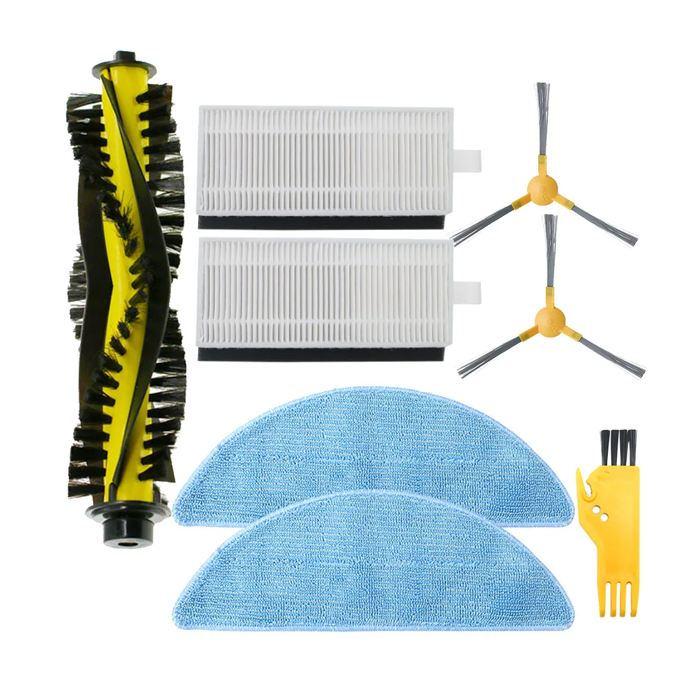 

Hepa Filter Mop Cloth Main Brush for Neatsvor X520/600 Tesvor X500 Pro T8 M1 Robotic Vacuum Cleaner Accessories Replacement