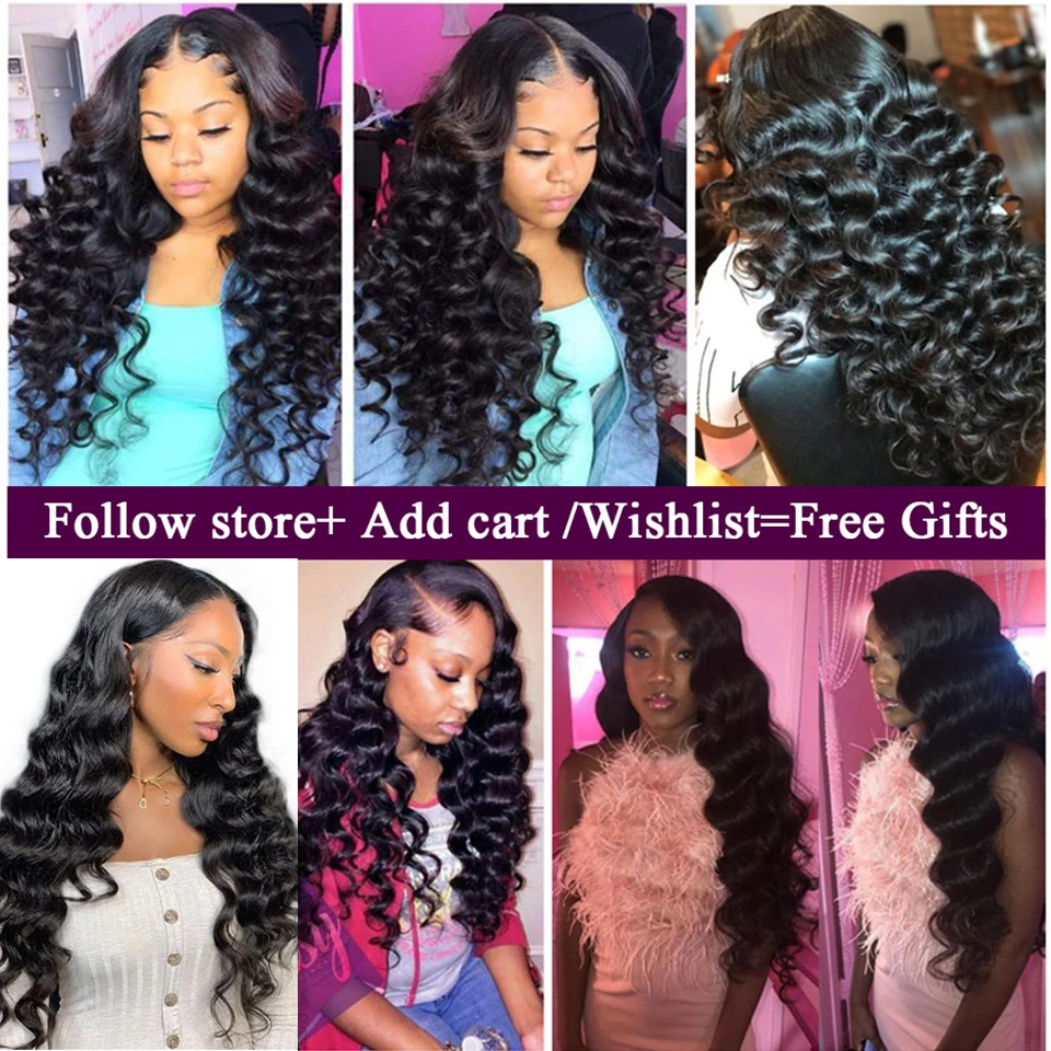 SVT Peruvian Hair Weave Bundles With Closure 4 pcs/lot Natural Color Loose Wave Closure With Bundles Remy Human Hair Extension