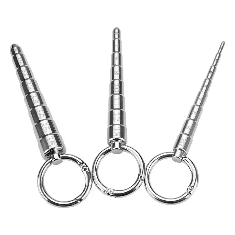 Horse Eye Stick Pagoda Dilatatore In Acciaio Inossidabile Spina Del Pene Uretrale Bead Urine Plugging Rod Metal Horse Eye Expander Sex Toys
