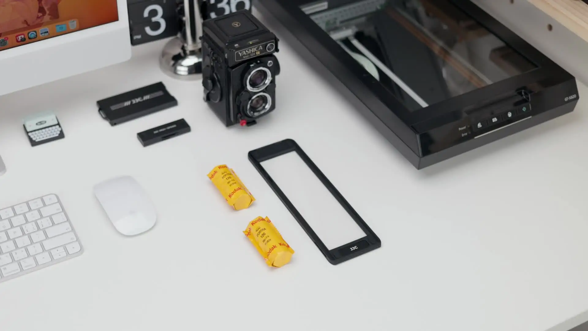 JJC フィルムスライドホルダー 35mm / 120 フィルム用、35mm ネガ