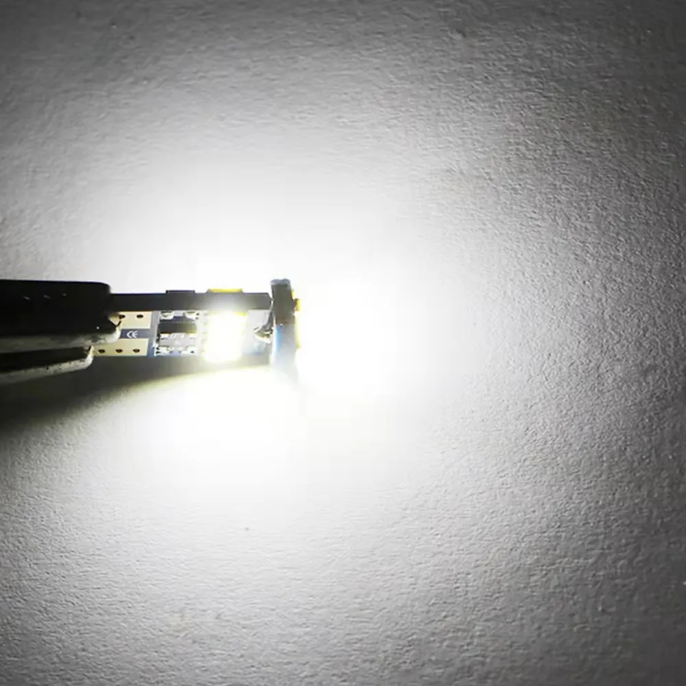 2PCS 4300K ??T10 LED  W5W 4014 15smd ȣ     ڵ       12V
