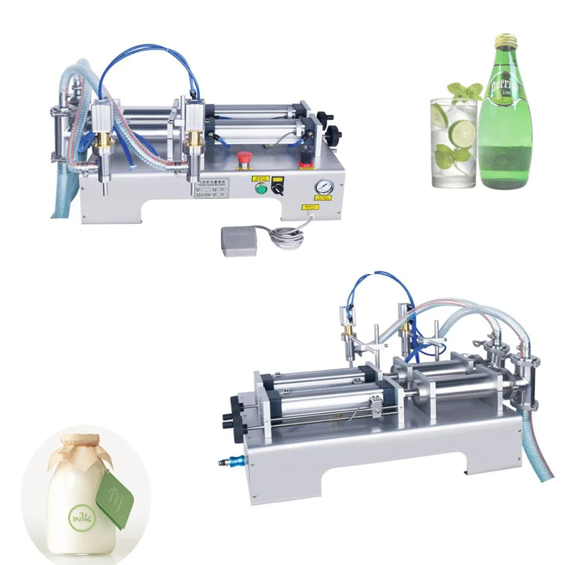 

Plastic Bottle Manual Liquid Semi Auto Filling Machine The Lotion Piston Filling Machine