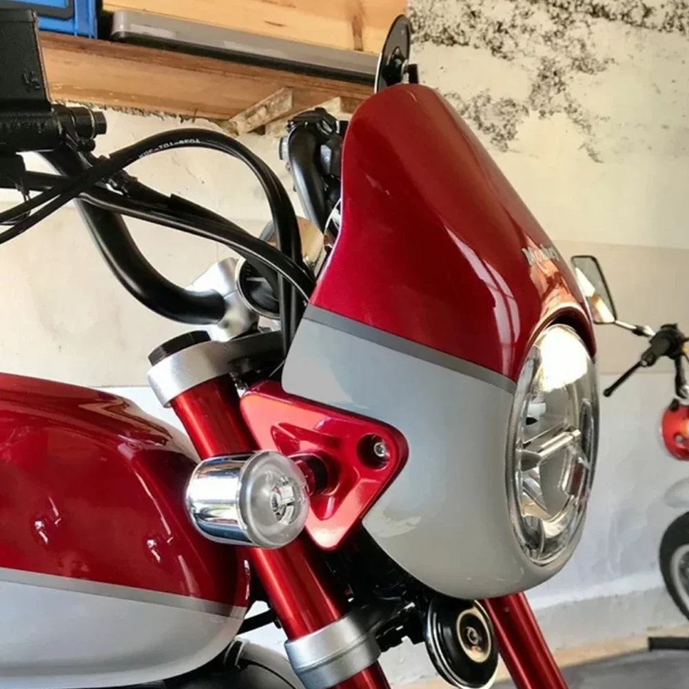 Per Monkey 125 monkey 125 2018-2023 Accessori per moto Copertura faro Parabrezza Parabrezza Carenatura Copertura tachimetro_voghion.com
