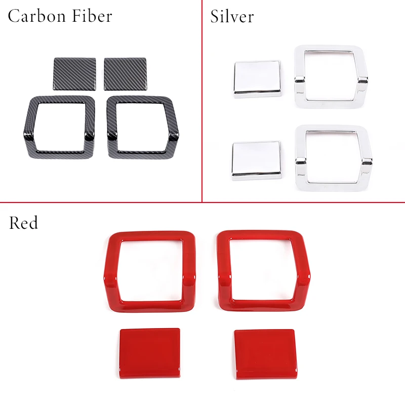 

Для Toyota Tundra 2014-2018 ABS углеродное волокно/красный/серебряный кнопки для регулировки заднего сиденья автомобиля рамка декоративная наклейка автомобильные аксессуары