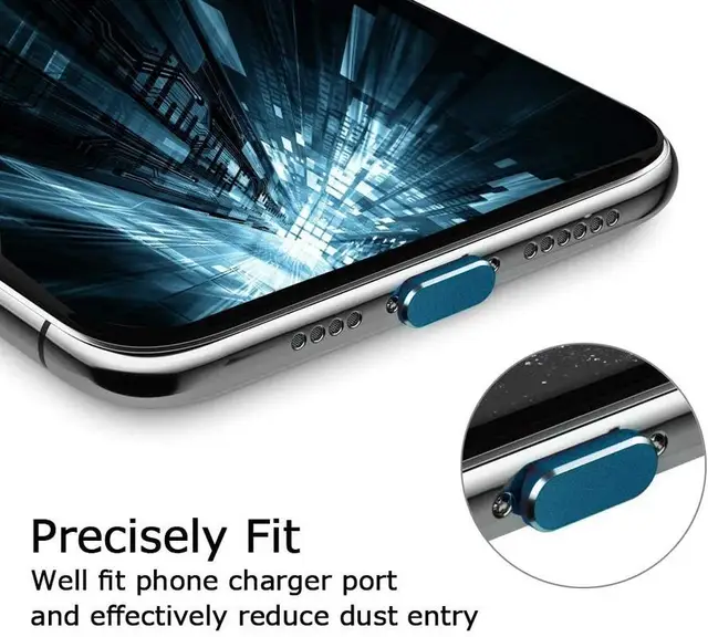 2pcs Metal Dust plug Charging Port Dust Plug for iPad iPhone 14 Plus 13 12 Mini 11 Pro Max Xr for ios Lightning Plug Accessories - Image 2