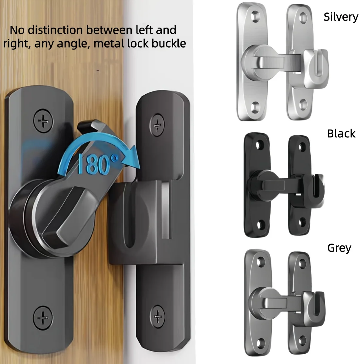 90 Degree Window Drawers Cabinet Locks Stainless Steel Hook Latch Barn Door Latch Bolt Hooks Sliding Gate Buckles