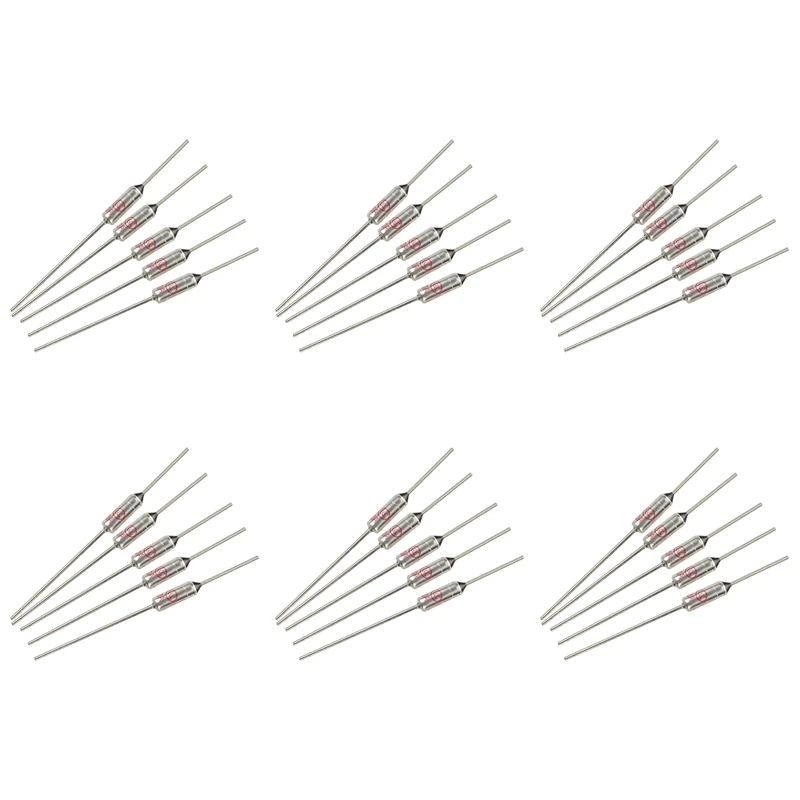 

30 Pcs Circuit Cut Off TF 185 Celsius 250V 10A Temperature Thermal Fuses