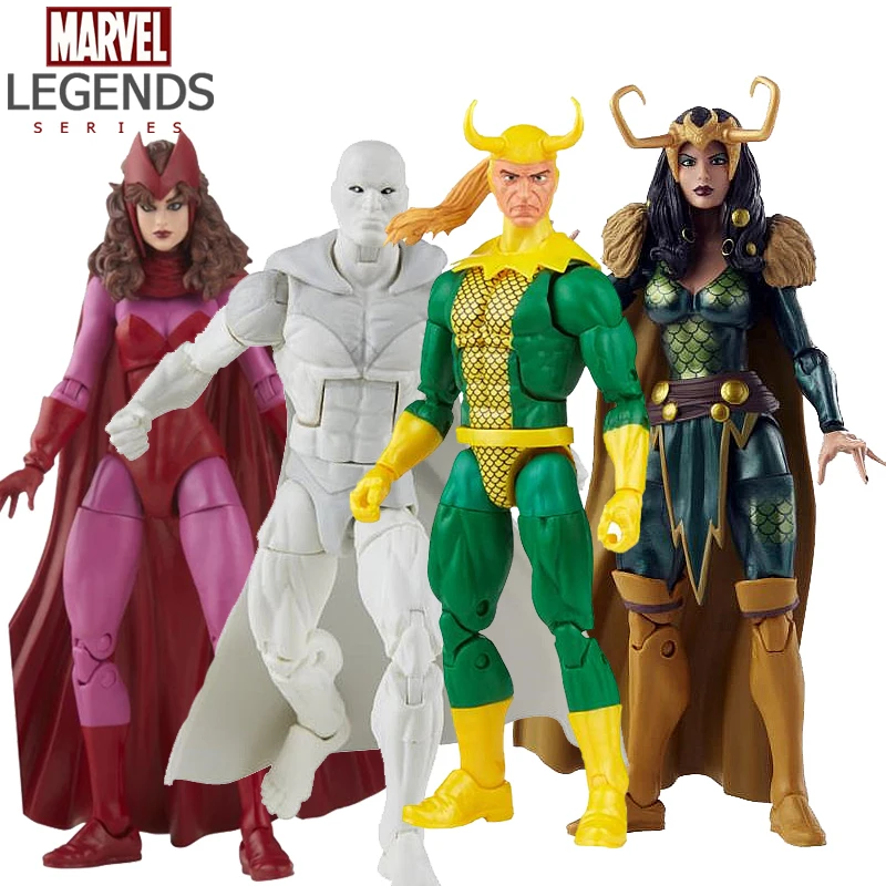 Marvel Legends Series Loki Scarlet Witch White Vision Action Figure 6 Inch Original Movable Statue Model Toys Collection Gifts |