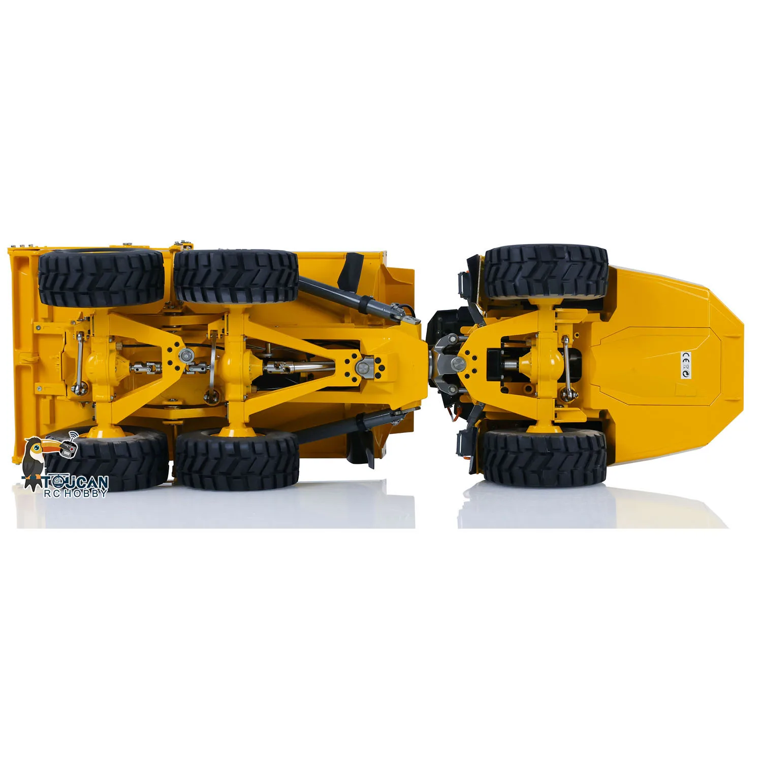 RTR 1/16 A40G RC Hydraulic Articulated Truck Light Sound Double E Toy Metal Radio Control Dumper Truck Car Tipper Gift TH23143 6