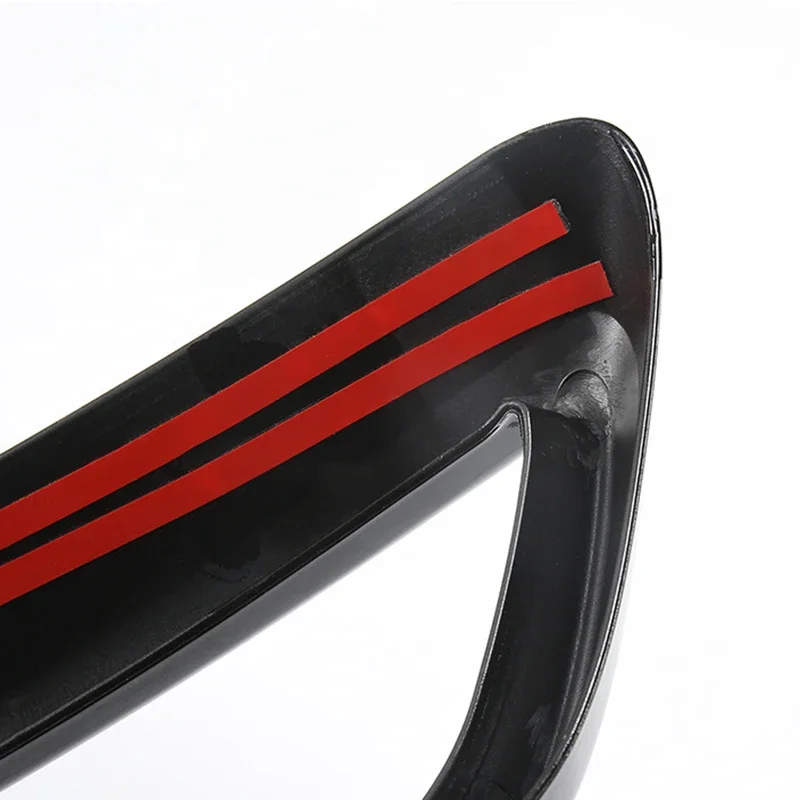 Black Tail Throat Pipe Modified Cover Trim For Audi A3 8Y Car Exhaust Tail Pipes Decoration Frame fit audi a3 Car exhaust pipe tip tail pipe muffler