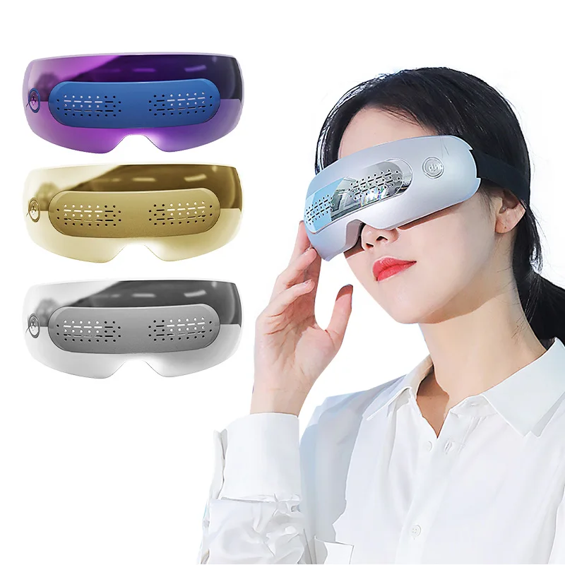 Wholesale Promotion Eye Massage Equipment Electric Mini Vibration Heat Compression Eye Massage Play Music Smart Eye Massage double bolt force sensor mini load cell 200kg screw for hopper scale robot compression tension 50kg industrial testing