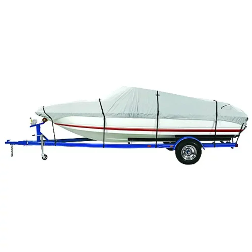 

600 Denier Polyester Boat Accessories, Water Resistant Boat Cover , Fishing Boat Covers