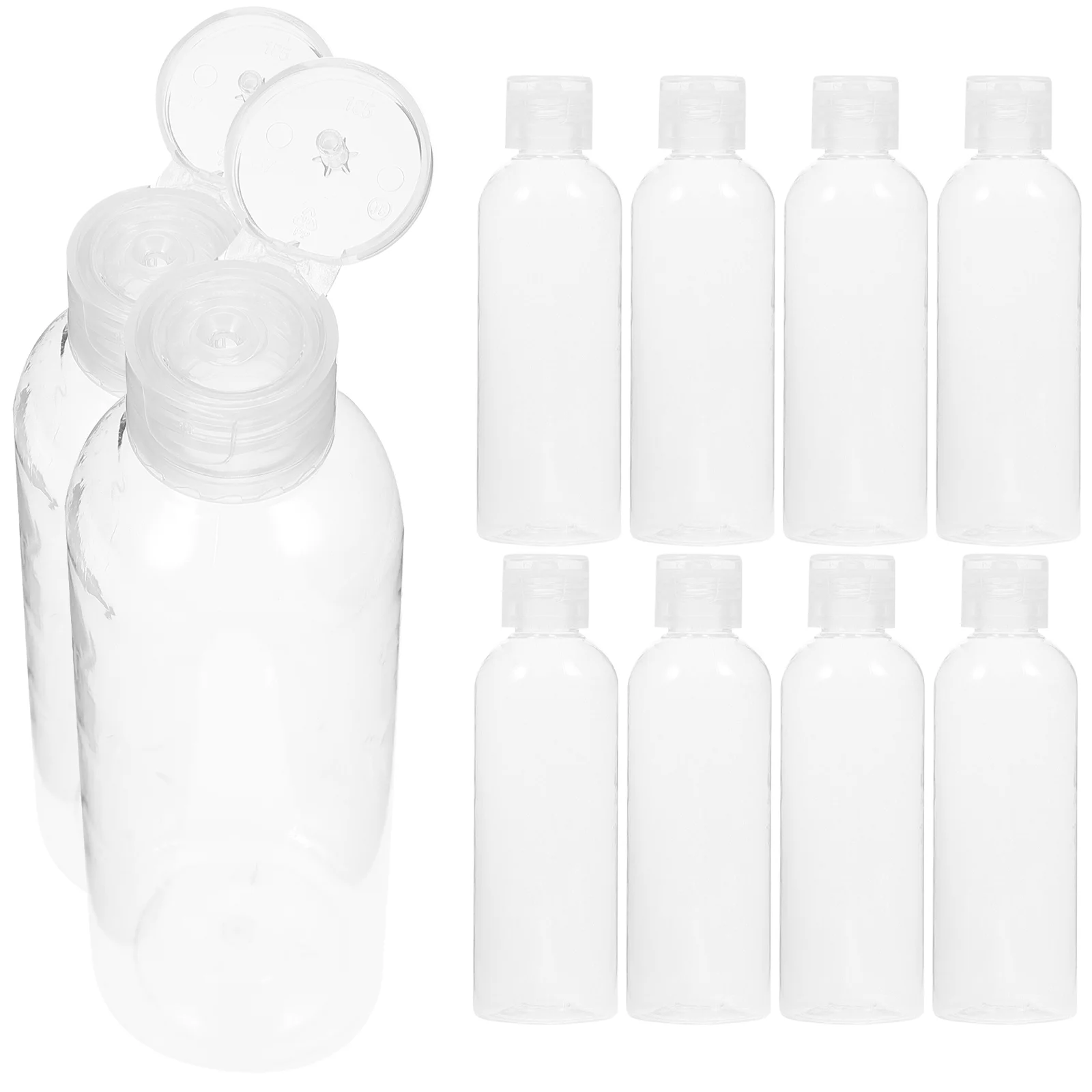 

10 Pcs Squeeze Bottle Shower Gel Containers Travel Toiletries Small Lotion Toiletry Bottles Size Plastic Shampoo