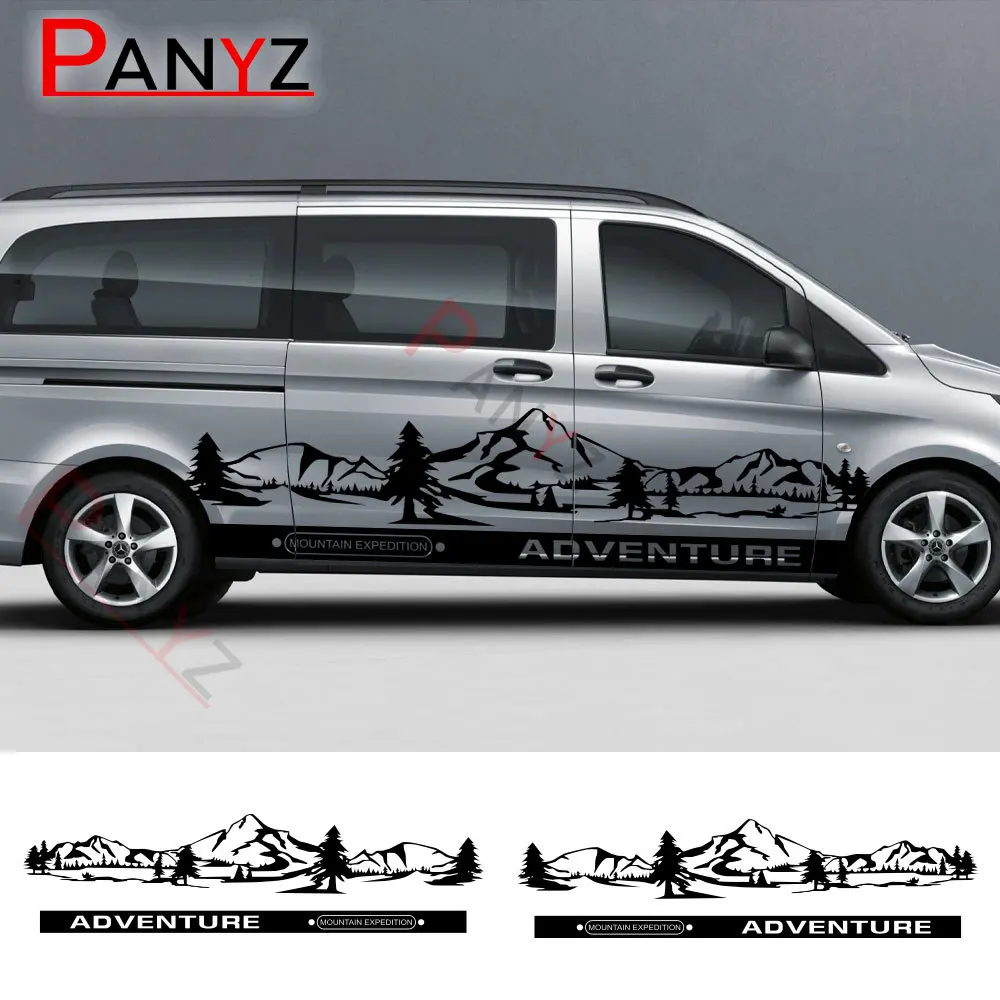 4 Pz/Lotto Adesivi Per Auto Per Mercedes Benz Vito V Class Viano W447 Wv639 W638 Camper Van Graphics Decalcomanie In Vinile Accessori Per La Messa A P