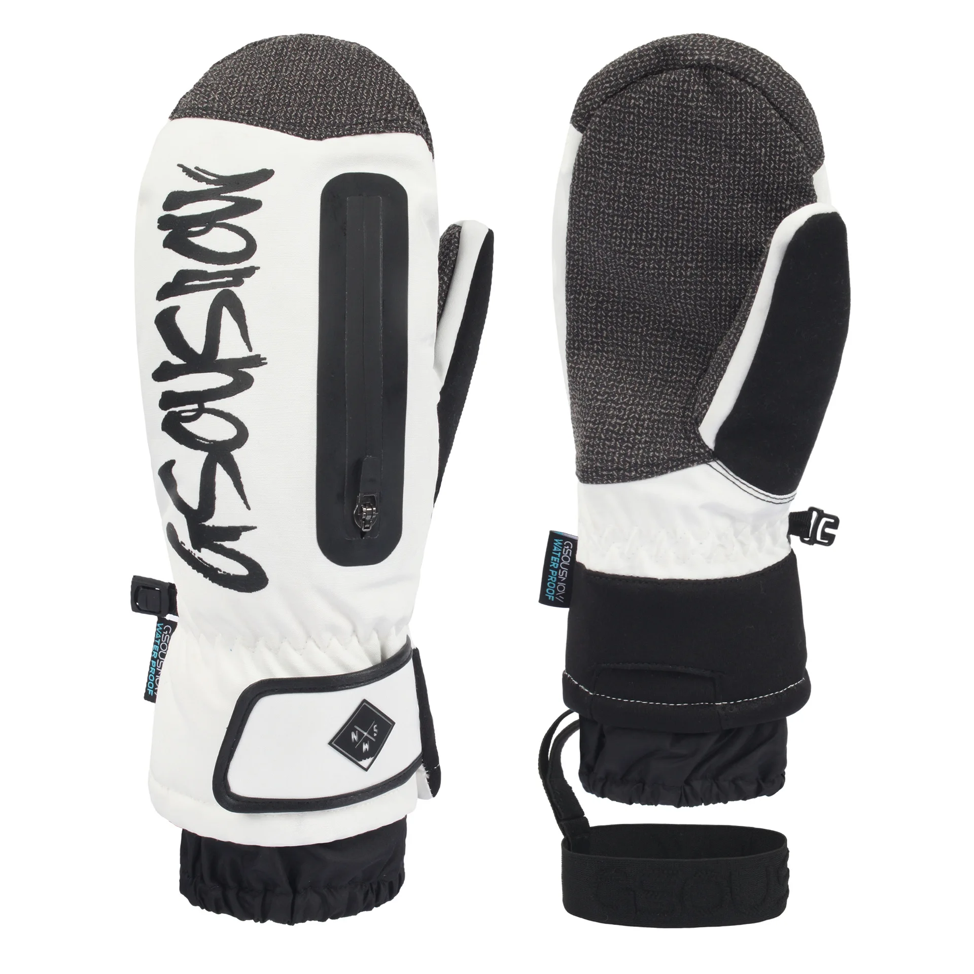 Men Women New Ski Gloves Built-in Wrist Guard Snowboard Glove Winter Ski Gloves Warm Plus Velvet Waterproof Windproof Gloves 1 pair women winter snowboard ski gloves ski gloves with touchscreen function non slip thermal warm snow gloves waterproof glove