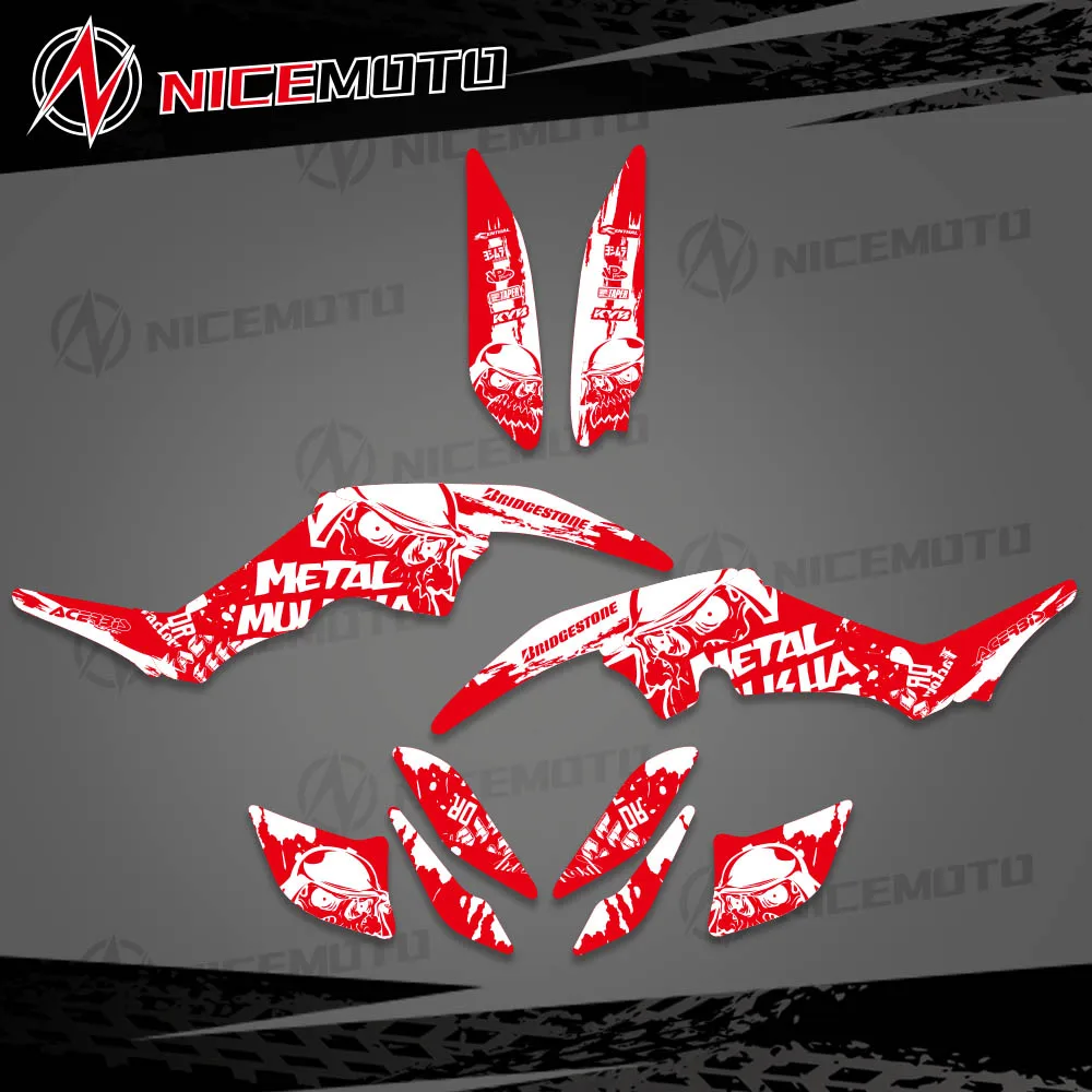 NICEMOTO ATV  ׷ ƼĿ Į ŰƮ, ߸  350 YFM350  350 