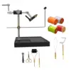 Rotary Fly Tying Vise Fishing Fly Tieing Tools Portable Lure Making with Fly Tying Threads Fly Making Tool Fly Tying Station 3