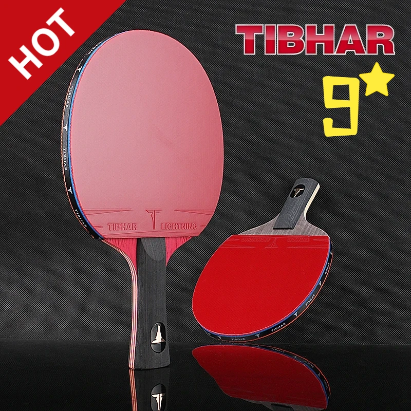 TIBHAR-9star-Table-Tennis-Racket-6-7-8-Sticky-Rubber-Pimples-in-Ping ...
