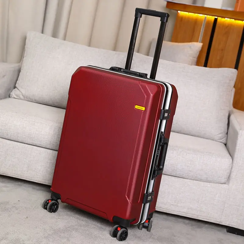 Travel suitcases Universal mute wheel 20 inches carry ons Luggage Aluminum frame PC fashion rolling password luggage case