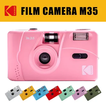 Fotocamera a pellicola Kodak M35 Macchina per pellicole retrò originale non usa e getta Fotocamera a pellicola riutilizzabile sostituibile manuale con funzione flash