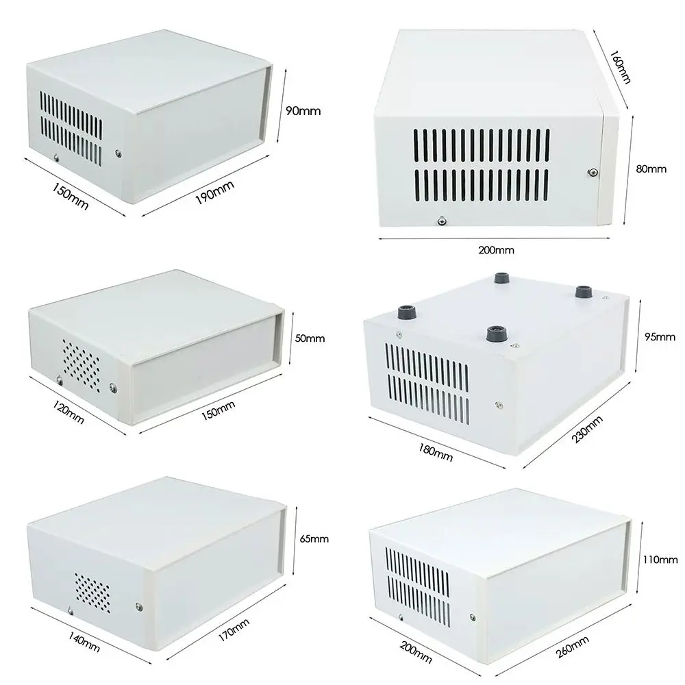 Garosa boîte de projet électronique Boîtier de jonction de projet de boîte électrique en alliage