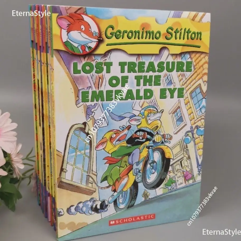 Mouse Reporter Libri 1-10 Geronimo Stilton Inglese Capitolo Bridge Fumetti Storie Per Bambini Libri Illustrati