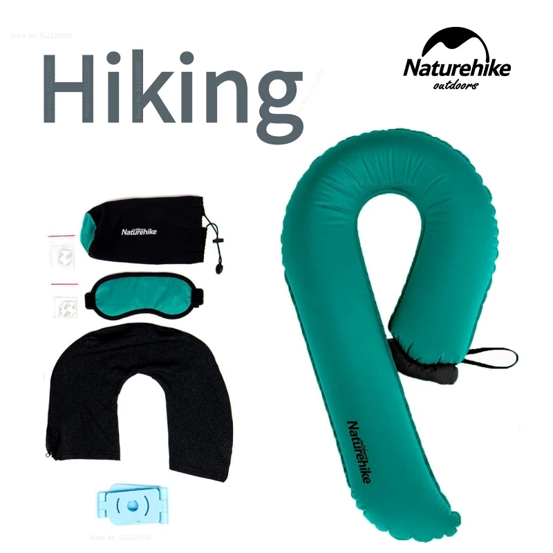 

Naturehike U-Shaped Inflatable Pillow Multi-Functional Extension Inflating Neck Pillow Camping Travel Office Sleeping Pillow