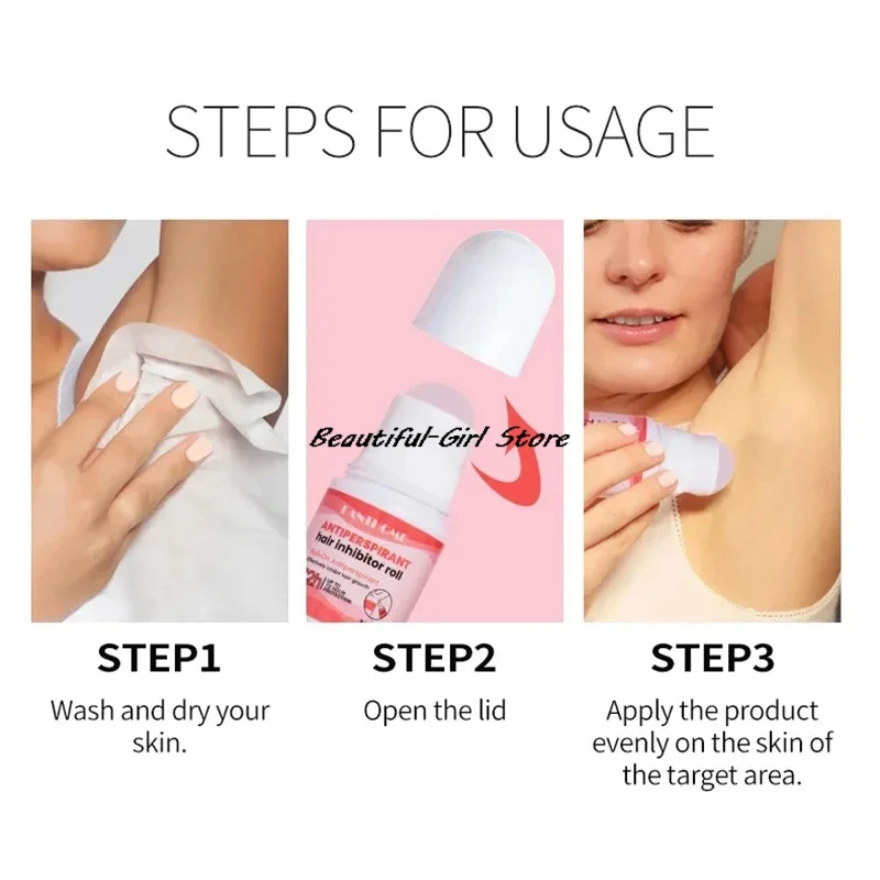 Body Odor Antiperspirant Hair Inhibitor Roll Long Lasting Underarm Sweat Deodorizer Dry Removal Eliminate Badly Smell Skin Care