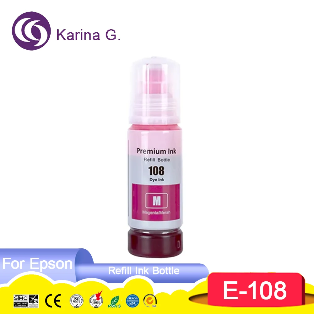 108 T09C1 T09C C13T09C14A Premium Compatible Color Bulk Water Based Bottle Refil