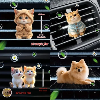 Car Interior Decoration Car Air Freshener Diffuser Car Air Outlet Perfume Clips Air Outlet Aroma Diffuser Ventilation Clip 1