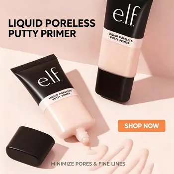 e.l.f. Primer Liquido Effetto Pori Invisibili, Base Trucco Viso, Minimizzatore di Pori, Controllo Olio, Cosmetico per una Pelle Impeccabile