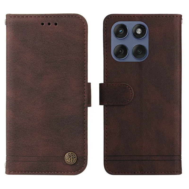 Luxury Leather Wallet Case - Premium Book Pouch for Realme and OPPO Smartphones