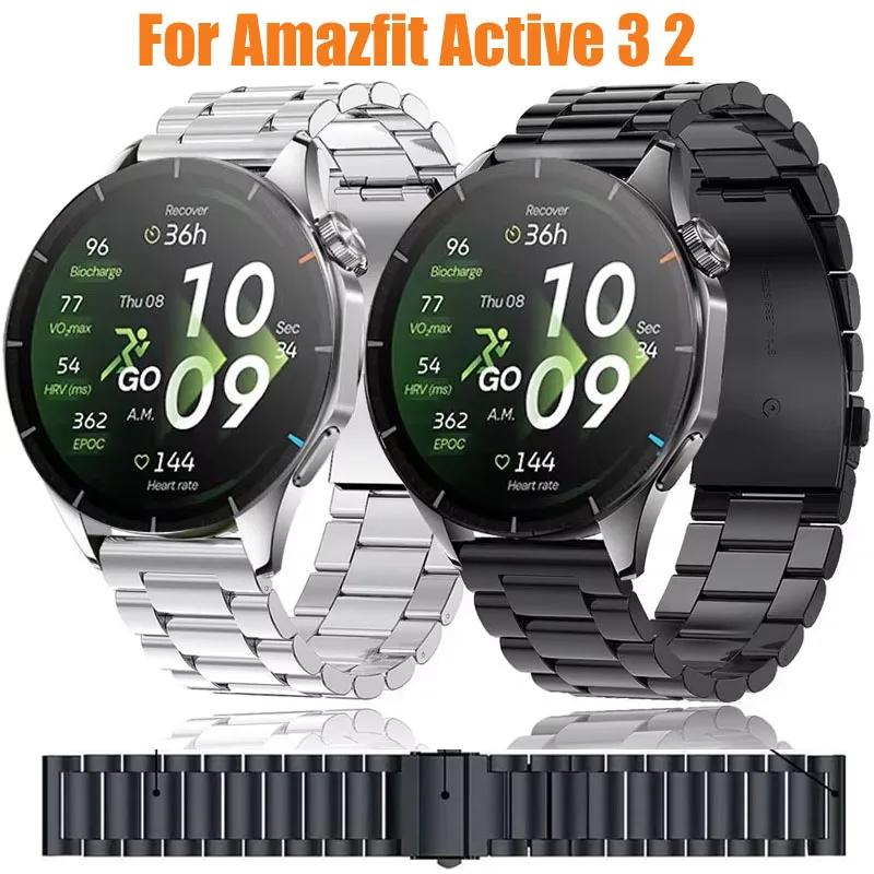 Premium Metal Strap, 22mm & 20mm – Sleek Design