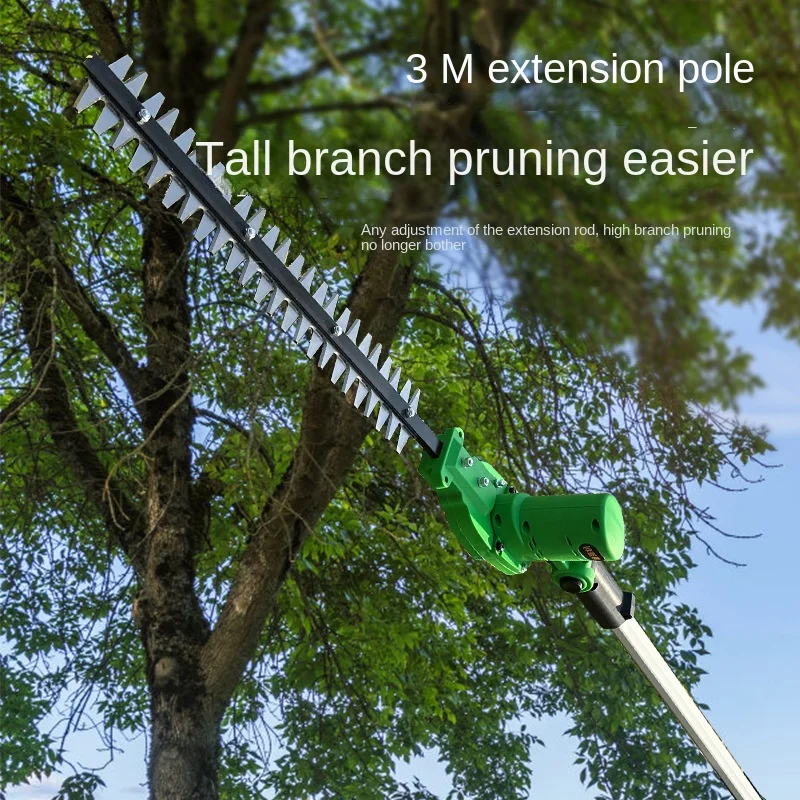24v Electric High-Branch Hedge Trimmer Gardening Telescopic Extension Pole High-Altitude Pruning Shears 헤지 트리머 무선 헤지 트리머 헤지트리머 4