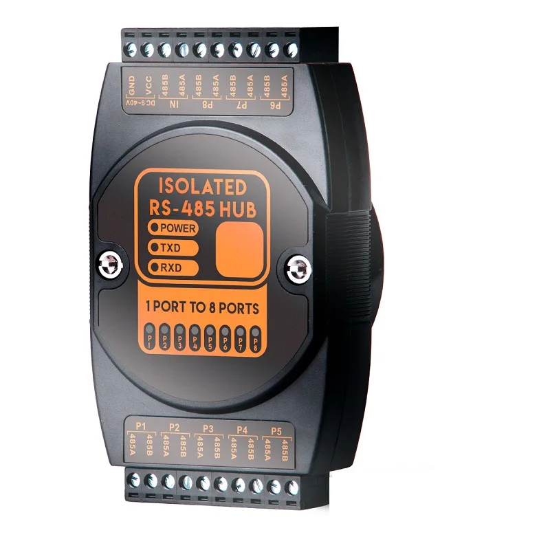 Ripetitore Sharer Splitter Hub Rs485 A 8 Porte 1 In 8 Out Hub Rs485 A 8 Vie