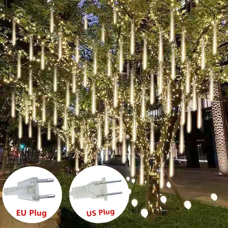 Outdoor Christmas Lights Meteor Shower Meteor Shower Led Christmas