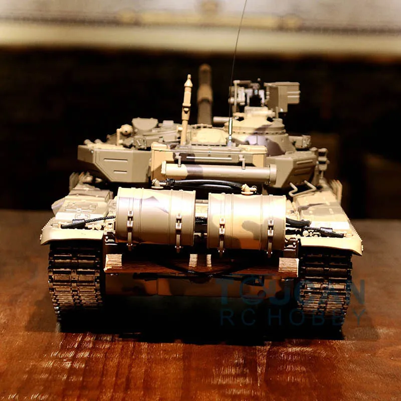 HENG LONG RC Tank 1/16 7.0 Upgraded Russia T90 3938 W/ 360° Turret Metal Tracks Remote Control Car Boys for Toys TH17850-SMT4 4
