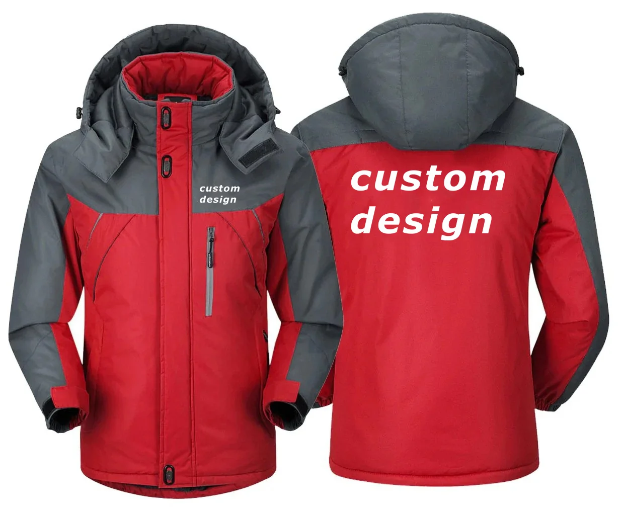 Outdoor Military Fleece Warm Hooded Windbreaker Men Coat Jackets 3