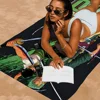 Anime Cool Boy O-One Piece Roronoa Zoro Anime Beach Swimming Towel Soft Absorbent Washcloth Children's Gifts Travel Camping Gym 2