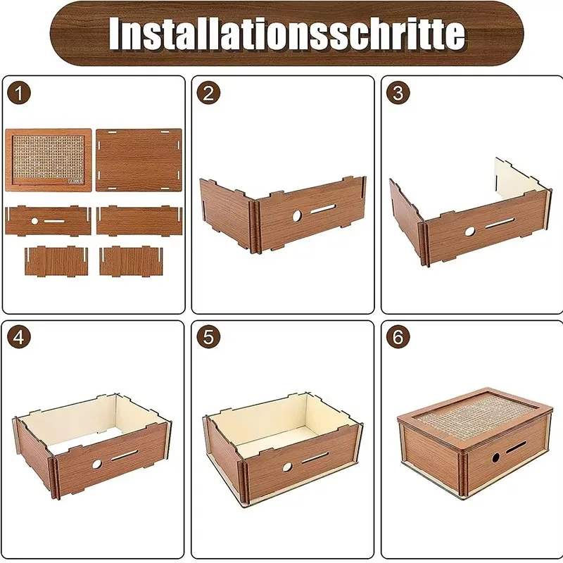 Wooden Piggy Bank 10000&euro; Saving Box with Counter for Children