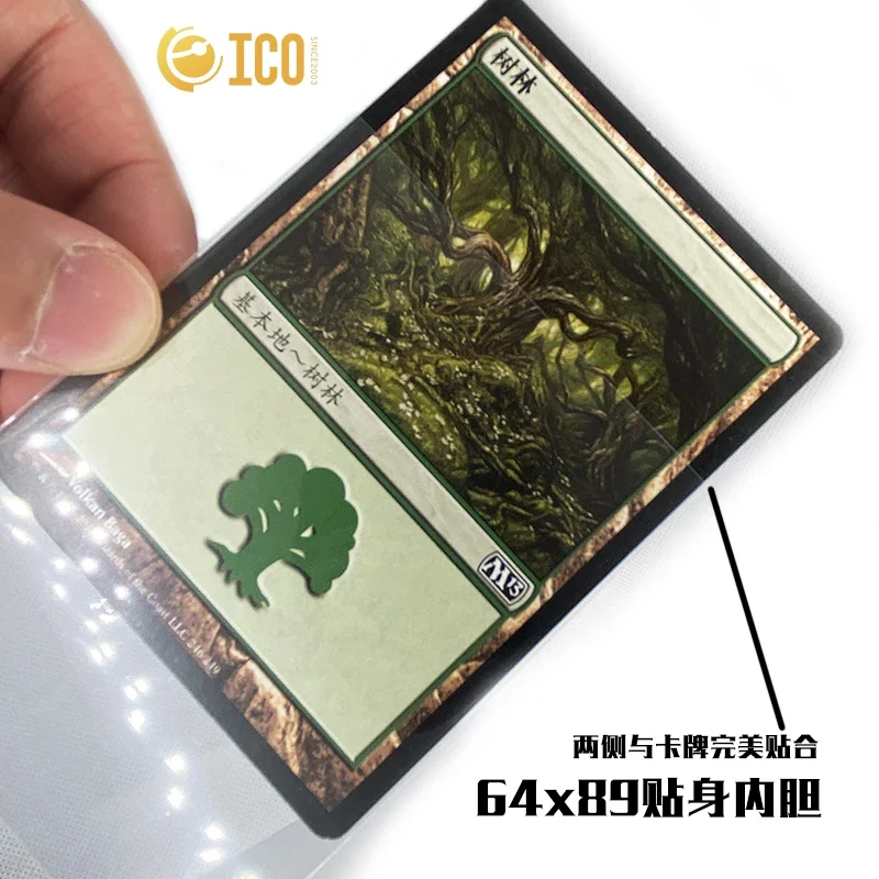 Funda Cartas Pokemon Fundas Transparentes Para Tarjetas De Intercambio De Tamaño Estándar Fundas Mtg