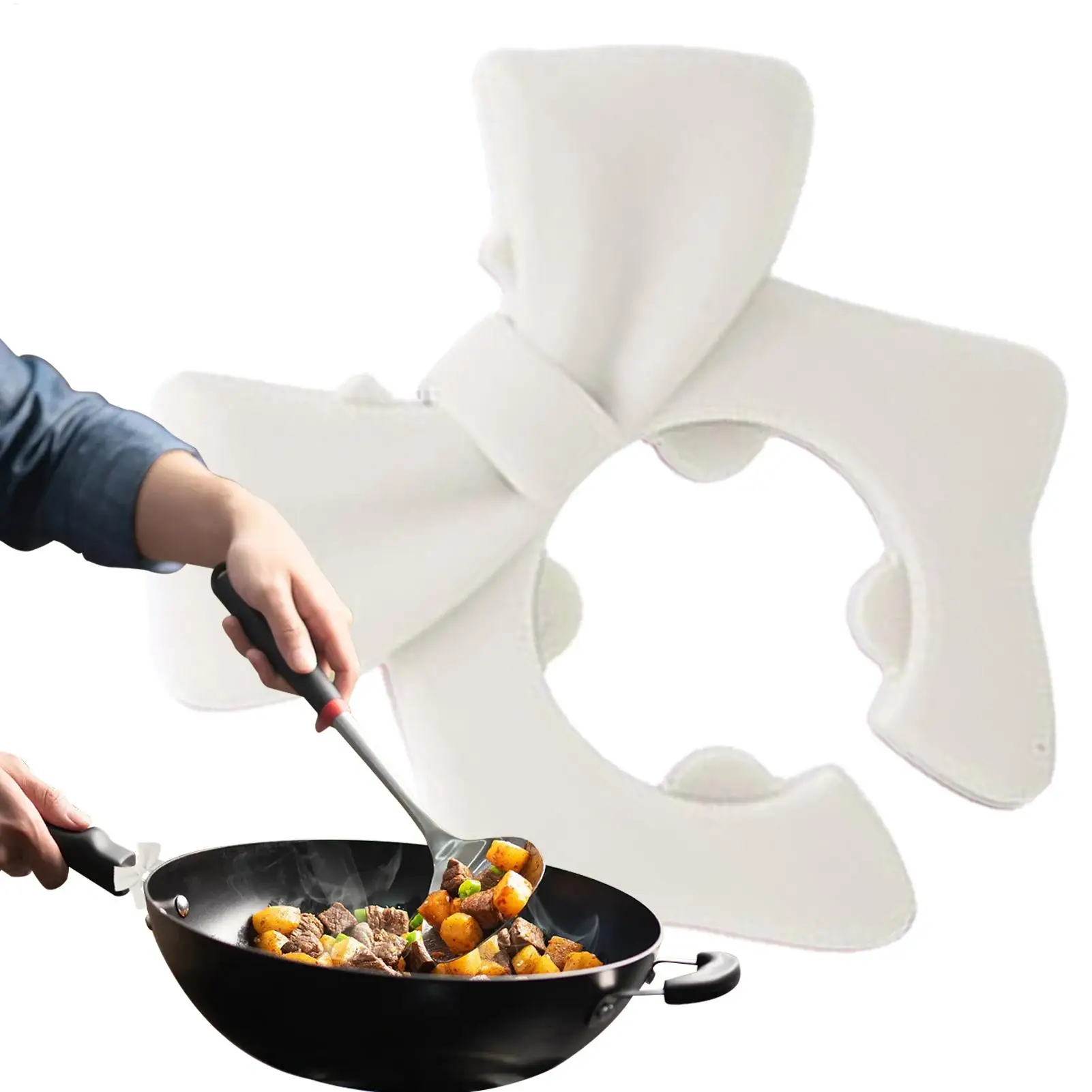 Bow Silicone Spatula Rack Silicone Utensil Holder Heat-Resistant Space-Saving Bowknot Ladle Rest for Pot Non-Slip Kitchen Gadget